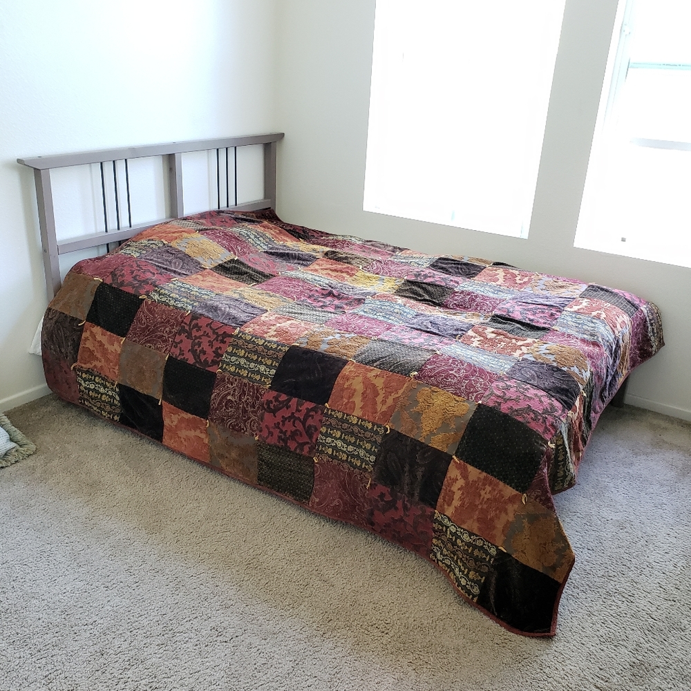 Double D Ranch Multicolor Patchwork Duvet Cover - Picture 2 of 16